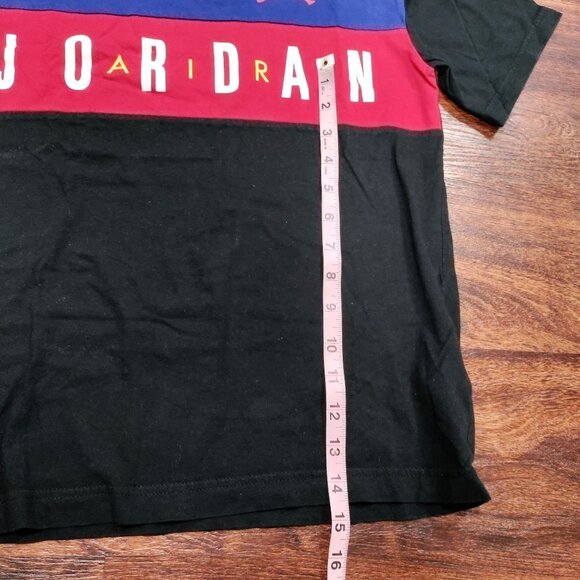 Nike Windbreaker Jacket and Tee Shirt Activewear Set Blue/Green/Black Boys Large - Picture 14 of 16